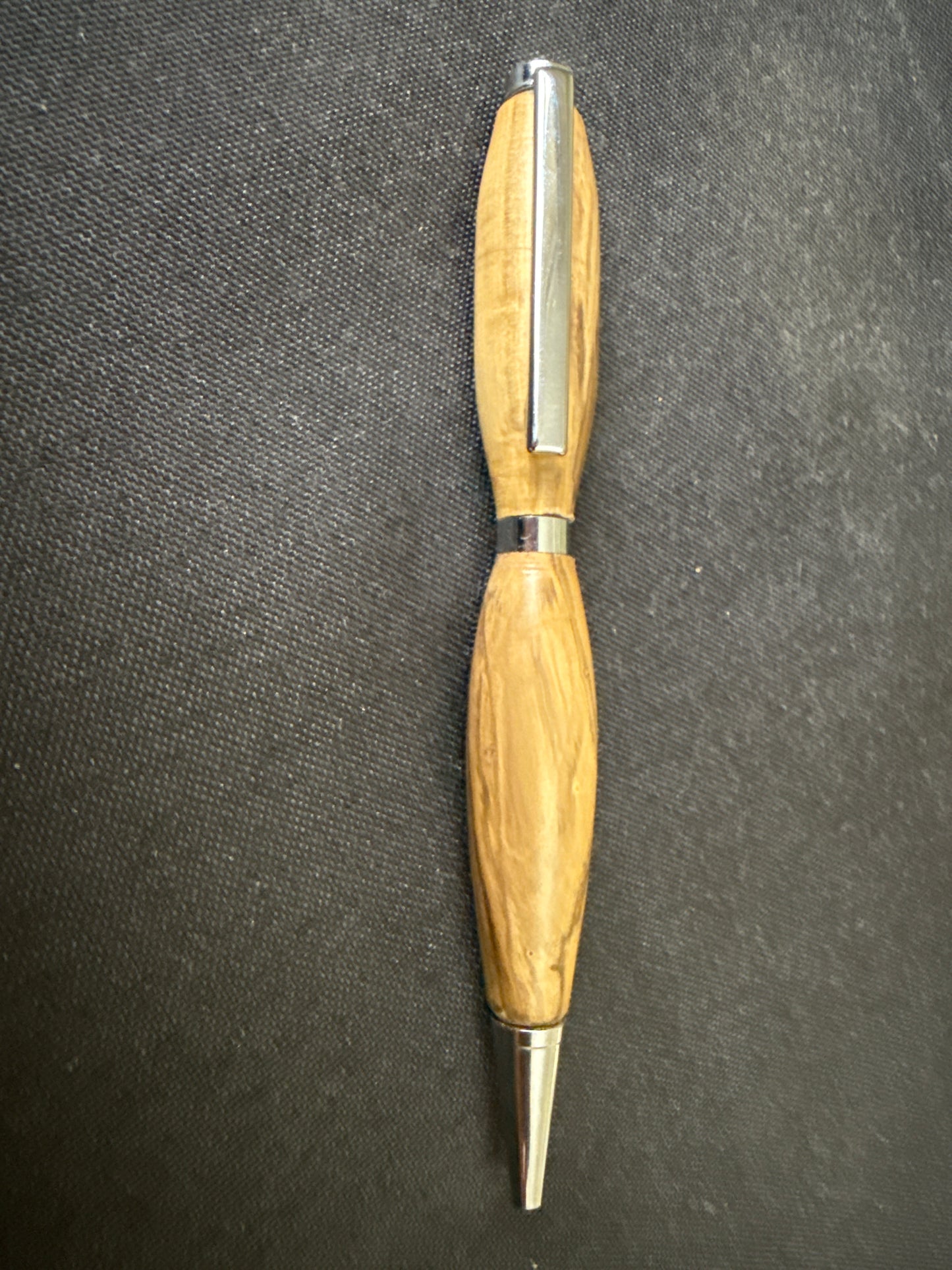 Beautiful hand-turned wooden twist action pen