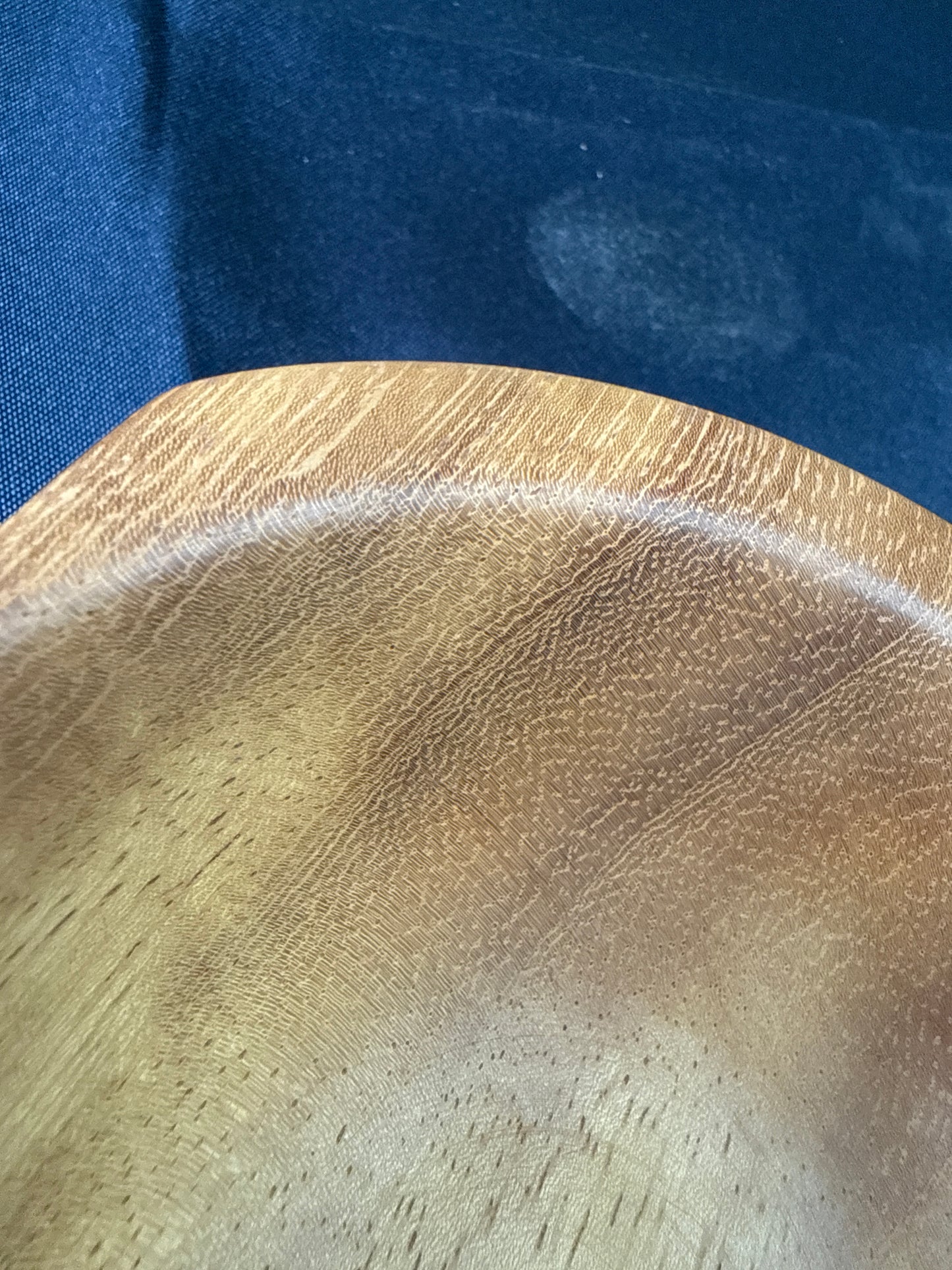 Bowl made from Iroko