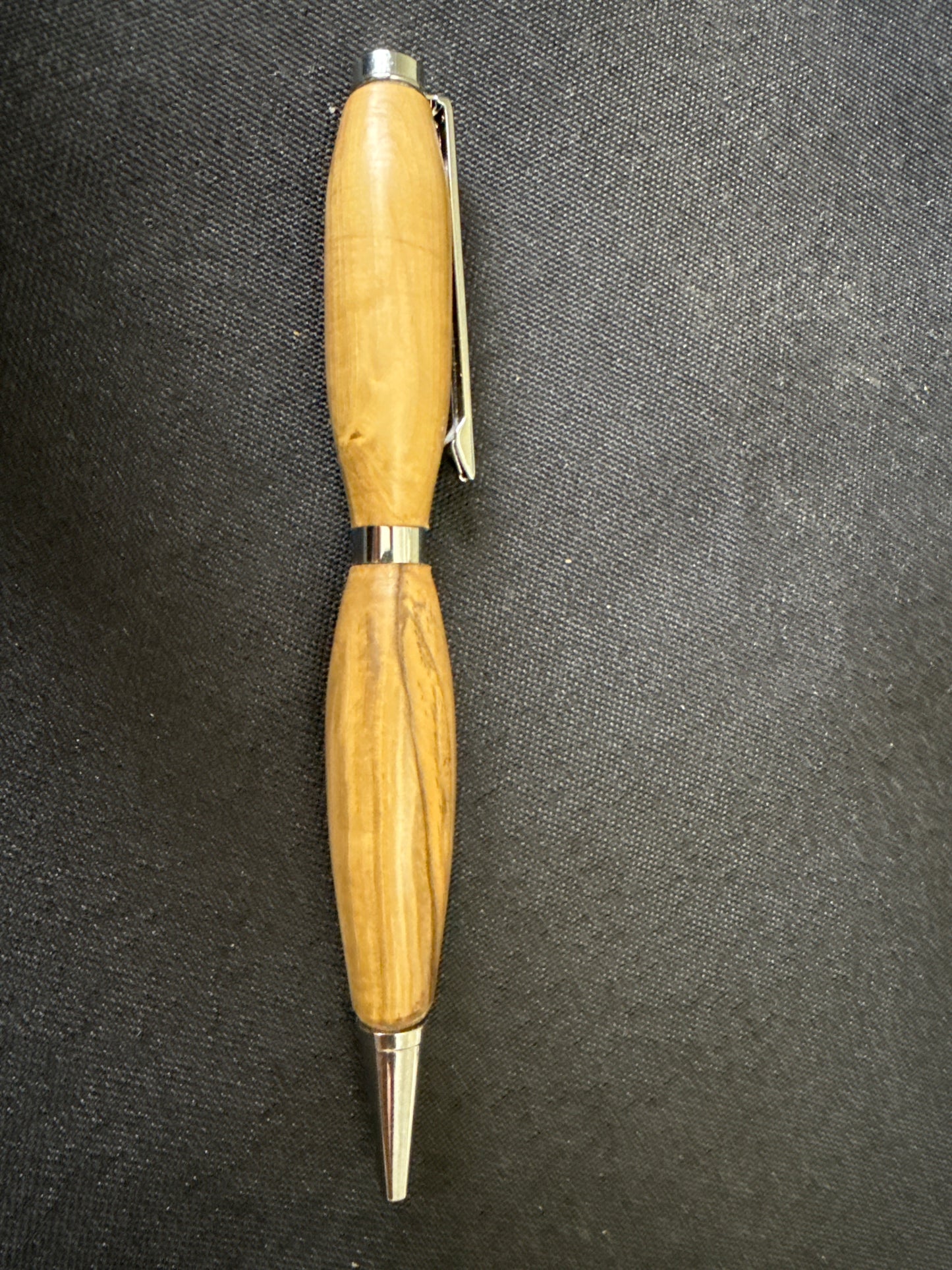 Beautiful hand-turned wooden twist action pen