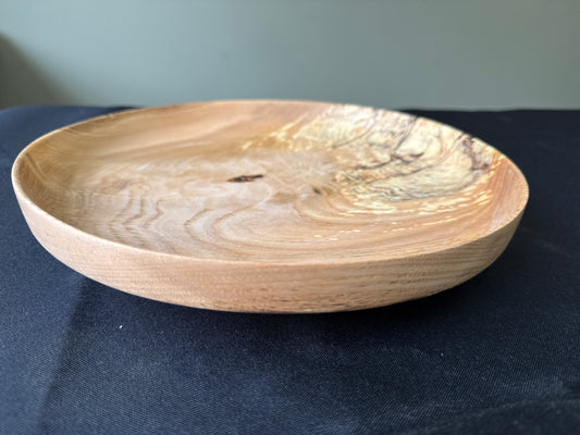 Serving plate made from Spalted ash