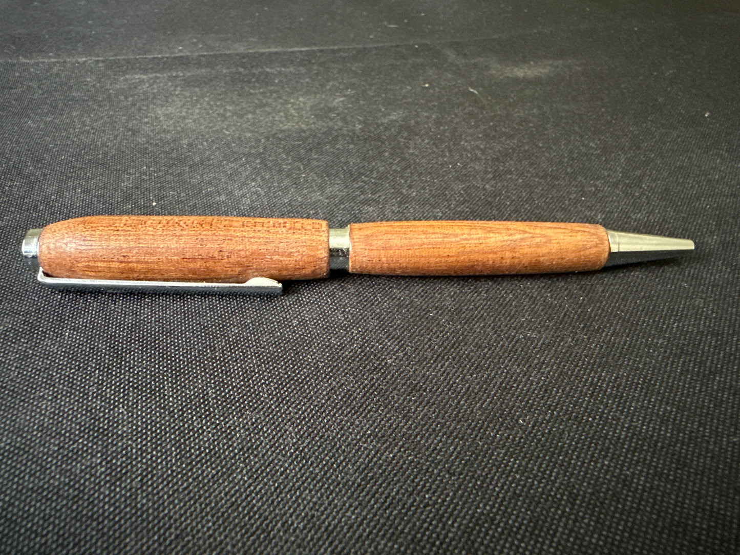 Beautiful hand-turned wooden twist action pen