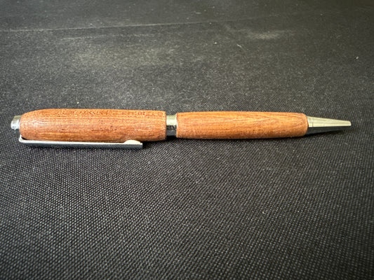 Beautiful hand-turned wooden twist action pen