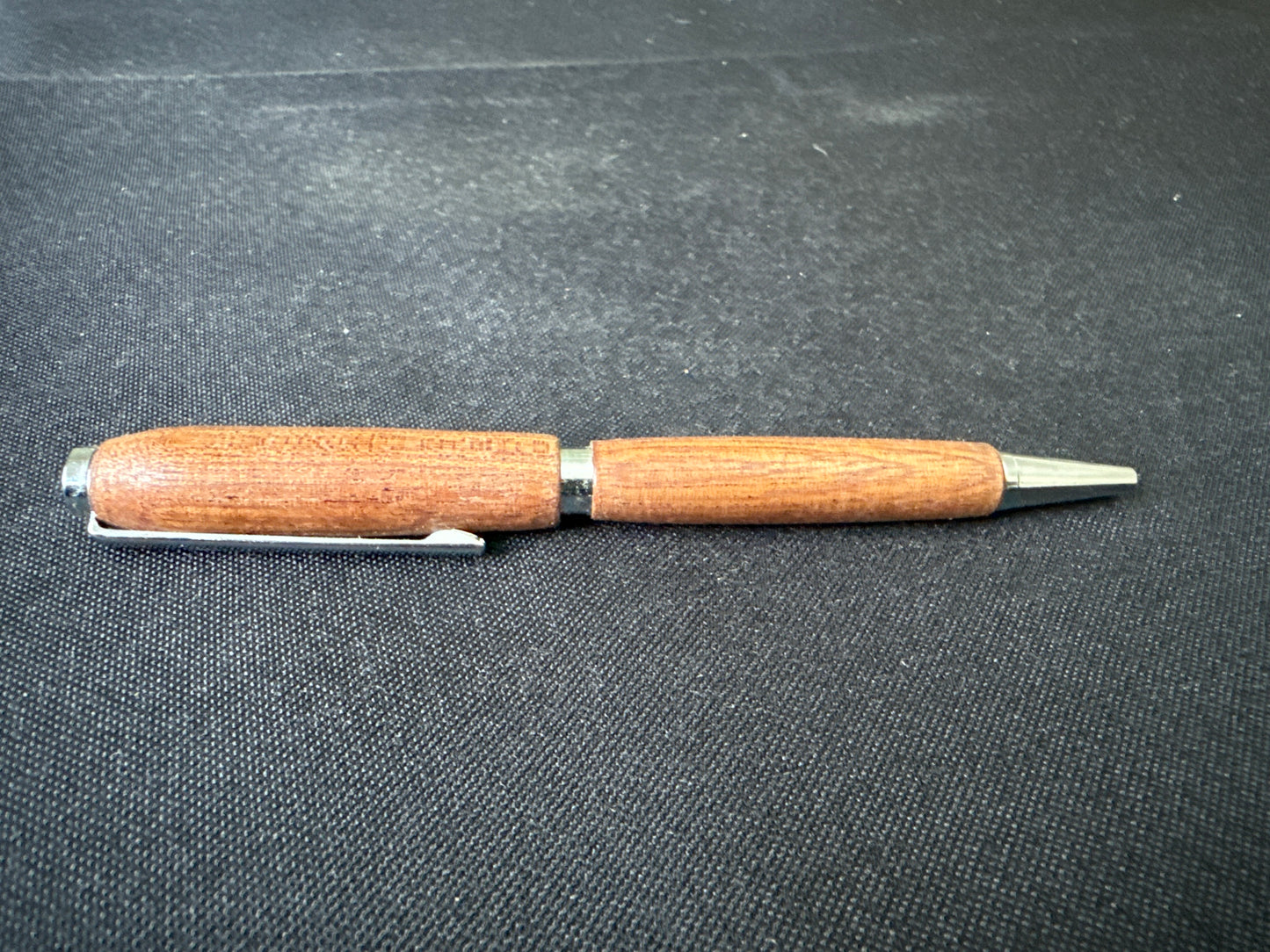 Beautiful hand-turned wooden twist action pen