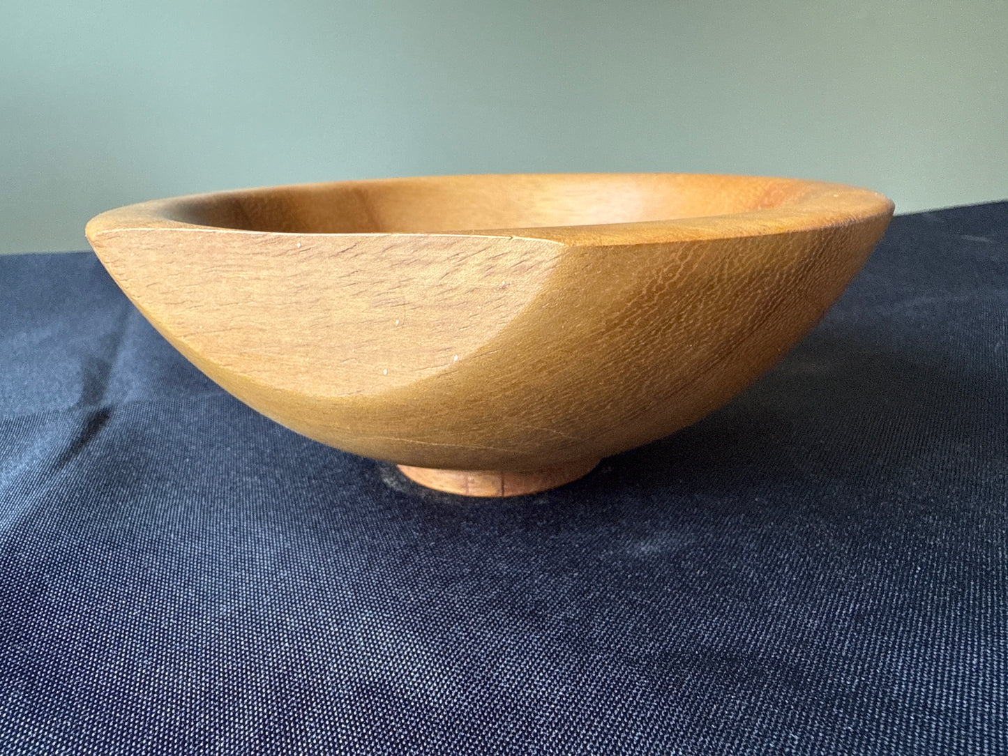 Bowl made from Iroko